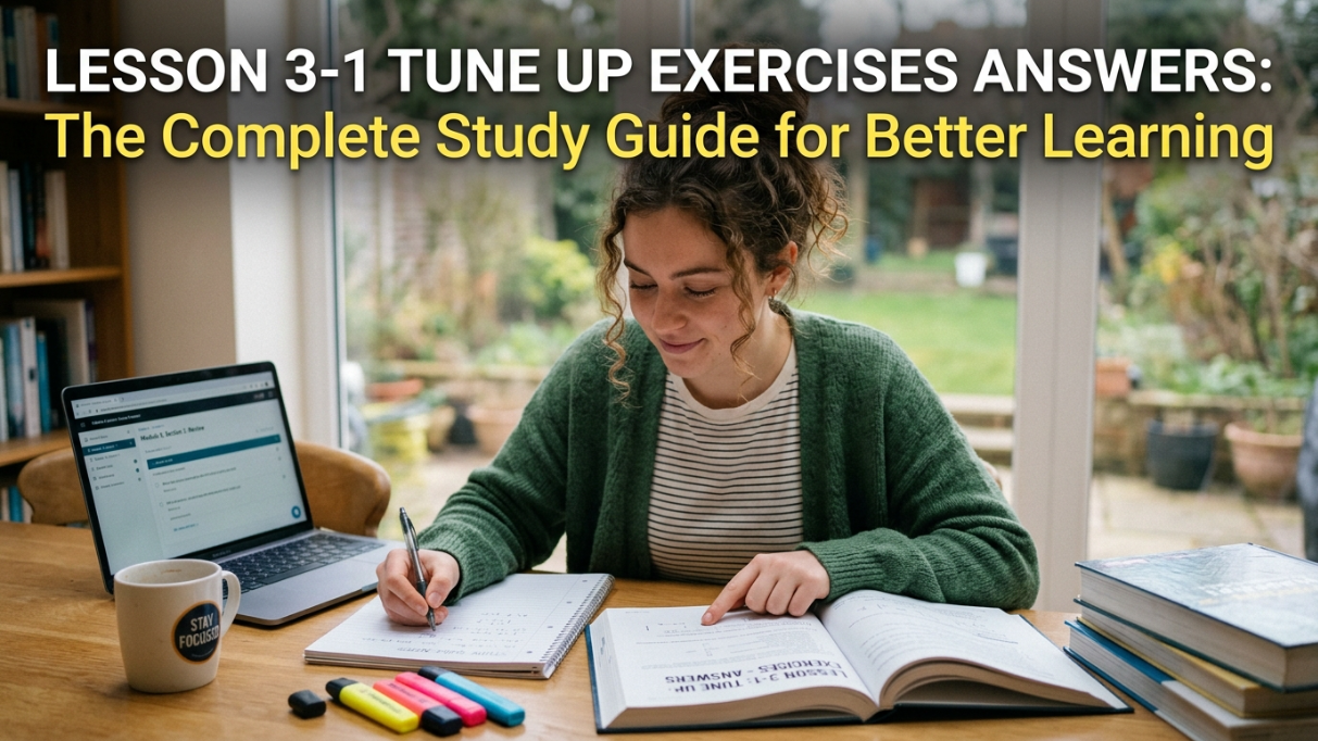 Lesson 3-1 Tune Up Exercises An