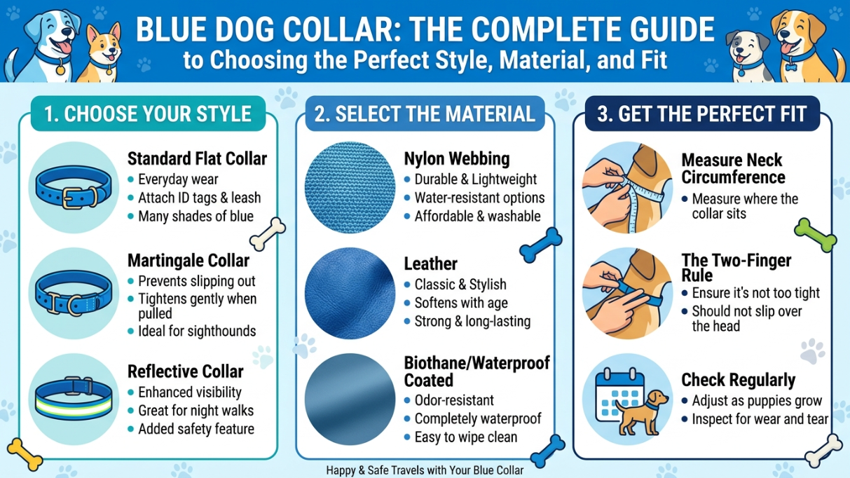 Blue Dog Collar