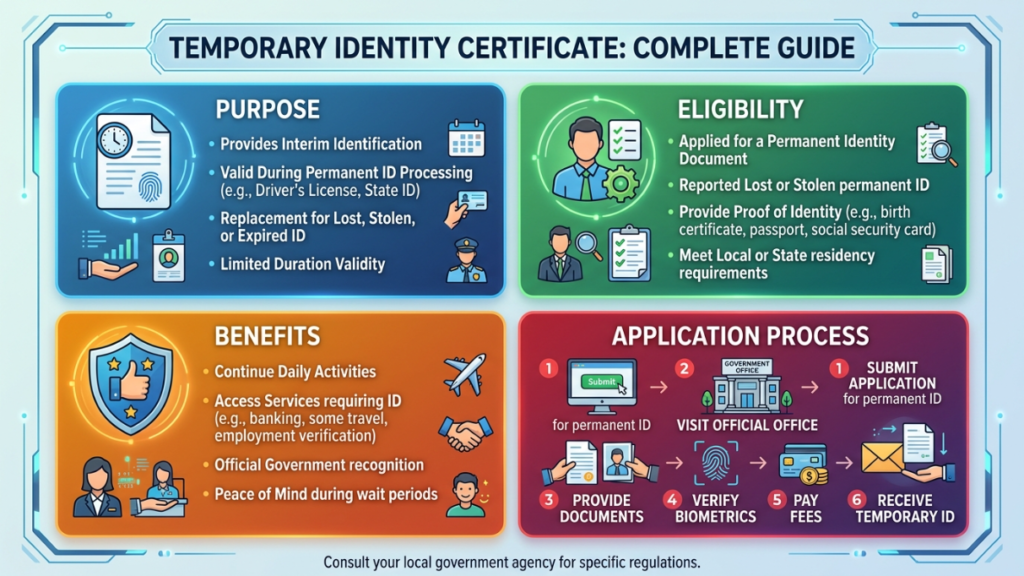 Temporary Identity Certificate